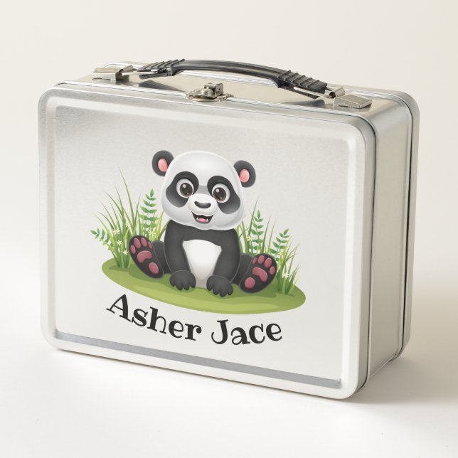 Kids Panda Lunchbox (Vorderseite)