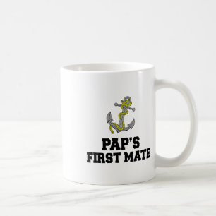 Kids Papas Erster Maat Enkel Enkelin Boot Kaffeetasse