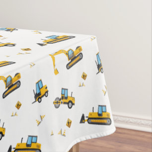 Kids Party Decor Construction Dump Truck Tischdecke