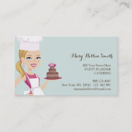 Kids Party Event Organizer Cake Designer Card Visitenkarte