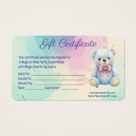 Kids Party Planner Pastor Teddy Bear QR-Logo