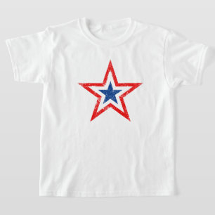 Kids Patriotic Star T - Shirt