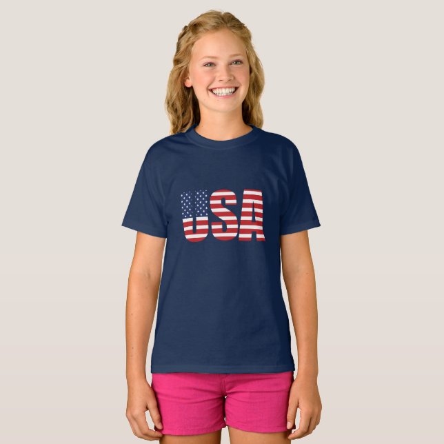 Kids Patriotic T - Shirt (Vorne ganz)