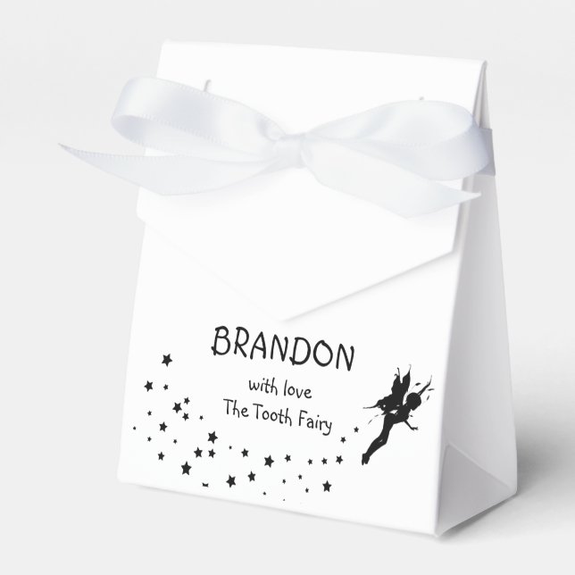 Kids Personalisiert Stars Tooth Leckerei Box Geschenkschachtel (Vorderseite)