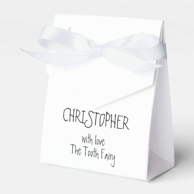 Kids Personalisiert Tooth Leckerei Box Geschenkschachtel (Vorderseite)