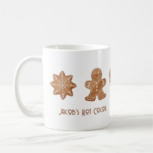 Kid's Personalisierter Lebkuchen Weihnachtsfeierta Kaffeetasse