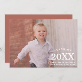 Kids Photo Class Year Graduation Ankündigung