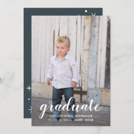 Kids Photo Graduation Ankündigung