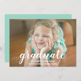 Kids Photo Graduation Ankündigung