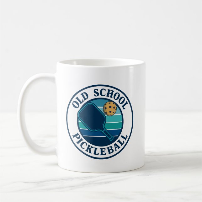 Kids Pickleball Sport T-shirts. Kaffeetasse (Links)