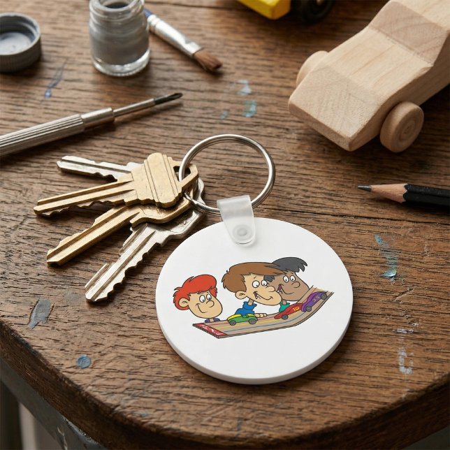 Kids Pinewood Derby Car Race Schlüsselanhänger (Von Creator hochgeladen)