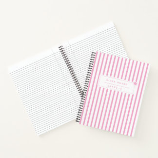 Kids pink minimalist Spiral Notebook Notizbuch