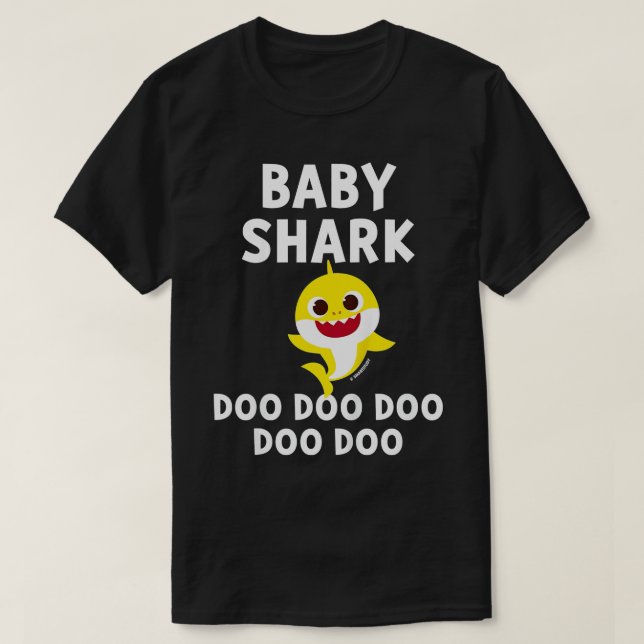 Kids Pinkfong Baby Shark Offiziell  T-Shirt (Design vorne)