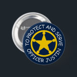 Kid's Polizeibeamte nennen Abzeichen mit Sheriff S Button<br><div class="desc">Kinderpolizei nennt Abzeichen mit Sheriff-Sternknopf. Zum Schutz und zum Servieren von Button zurück Tasten. Benutzerdefinierte Taste mit gelbem Polizeistern und personalisiertem Text. Machen Sie Ihr eigenes Geburtstagsgeschenk für zukünftige Polizisten, Polizisten, Polizisten, Agent, Sheriff, konsistenten, patrouilen Polizist, Wachmann, Ehemann, Vater, Vater, Onkel, Großvater, Rentner, Freund, Freund, Mitarbeiter, Chef, Kollege usw. Spaß...</div>