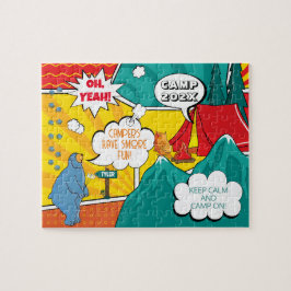 Kid's Pop Art Summer Camp Puzzle