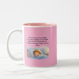 Kids Prayer Zweifarbige Tasse