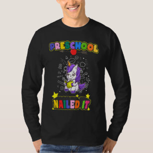 Kids Preschool nagelte It Kindergarten Pre K Gradu T-Shirt