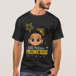 Kids Princess Birthday Outfit Melanin Afro Natural T-Shirt<br><div class="desc">Kids Princess Birthday Outfit Melanin Afro Natural Hair Queen.</div>