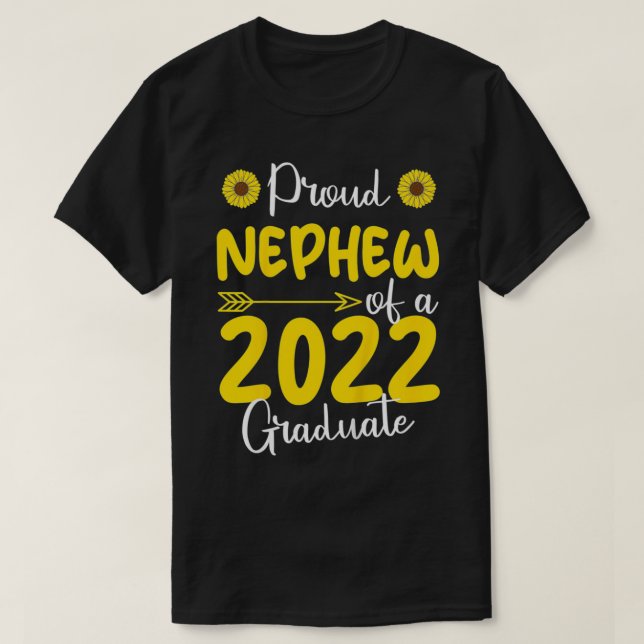 Kids Proud Nephew Of A 2022 Graduate Graduation Fa T-Shirt (Design vorne)