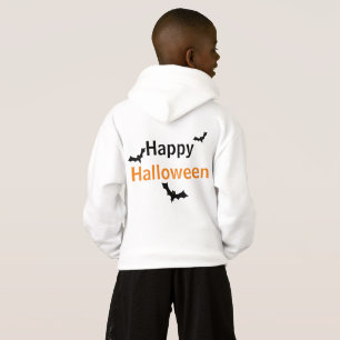 Kids Pull-Over Hoodie - hey BOO Geist / Fledermäus