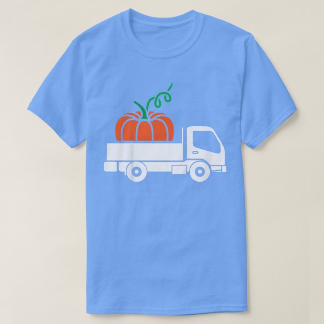 Kids Pumpkin Truck Lazy Halloween Kostüm Cool  T-Shirt (Design vorne)