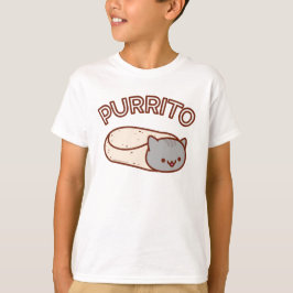 Kid's PURRITO Cat Burrito T - SHIRT