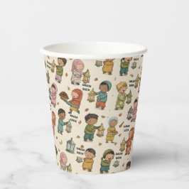 Kids Ramadan Kareem Paper Cups Islamic Iftar Party Pappbecher
