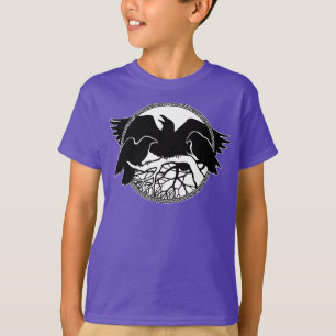 Kid's Raven T - Shirt Raven Cooles Bio Raven Shirt