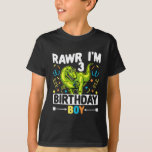 Kids Rawr I m 3 Birthday Boy Rex T-rex Dino 3. T-Shirt<br><div class="desc">Sie suchen die Idee eines 3. Geburtstagsgeschenks? Das wird perfekt sein. "Rawr I'm 3 Birthday Boy" wurde nach der Inspiration des 3. Genießen Sie mit 3. Geburtstag Party. Guten Tag</div>
