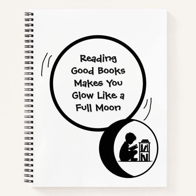 Kids Reading Sticker Notizbuch (Vorderseite)