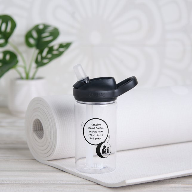 Kids Reading Water Bottle Trinkflasche (Yoga (gedreht)