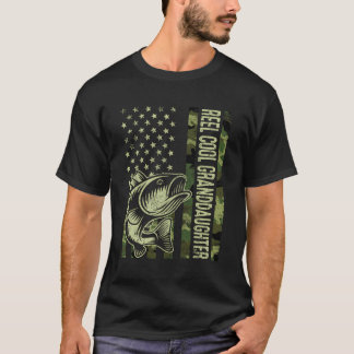 Kids Reel Cool Grandtochter Camouflage USA Flagge T-Shirt