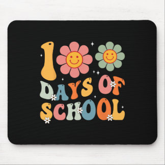Kids Retro Groovy 100 Tage glücklich 100 Tage Scho Mousepad