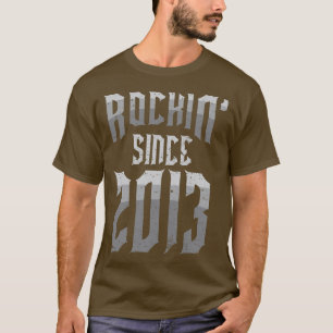Kids Rockin' Seit 2013 Vintag Rock Music Fan 9. T-Shirt