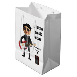 Kids 🎸 🤣 Rockstar Birthday Gitarre Funky Fun Mittlere Geschenktüte