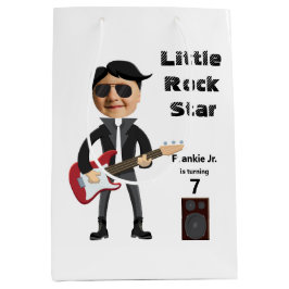 Kids 🎸 🤣 Rockstar Birthday Gitarre Funky Fun Mittlere Geschenktüte