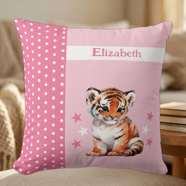 Kid's room add name niedlich tiger tiger tiger pin kissen