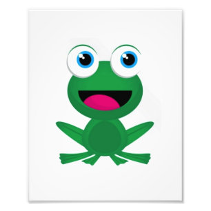 Kids Room Kinderzimmer Green Frosch Fotodruck