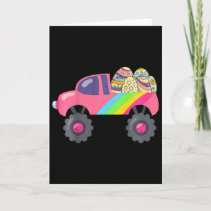Kids Rosa Monster Truck Eier Ostereier-Suche Ki Karte