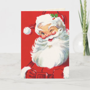 Kids Santa Claus Weihnachtskarte Feiertagskarte