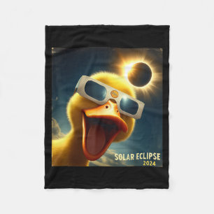 Kids Selfie Ente Damen Herren Solar Fleecedecke