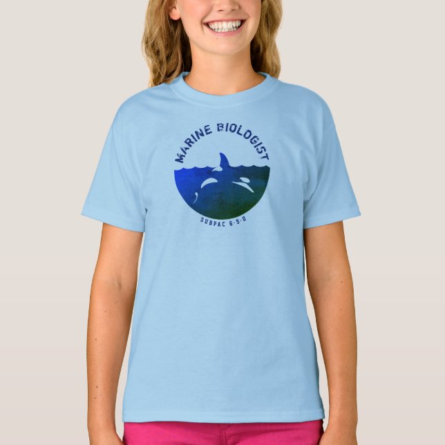 Kid's Shirt - Meeresbiologe Ocean Orca (Vorderseite)
