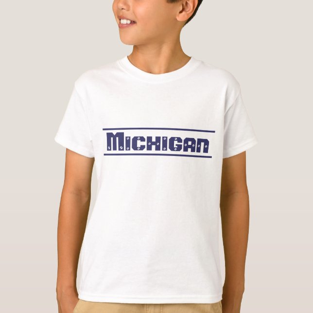 Kids Shirt-Michigan T-Shirt (Vorderseite)