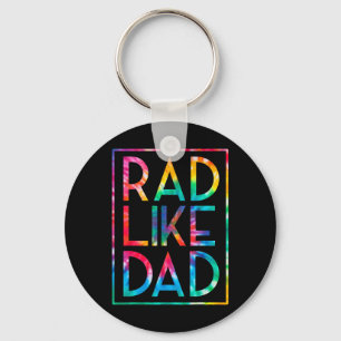 Kids sind wie Papa Tie Dye Lustiger Vatertag Toddl Schlüsselanhänger