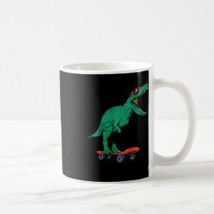 Kids Skater Skateboard fahrender T-Rex Dinosaur Ck Kaffeetasse