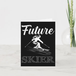 Kids Ski Kids Future Skier Funny Skier bald sein B Karte