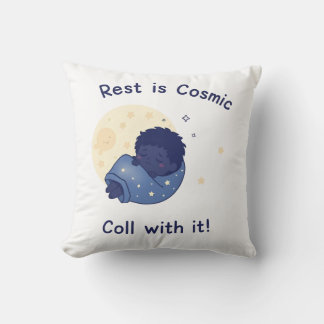 Kids Sleep Birthday - Rest is Cosmic Kissen
