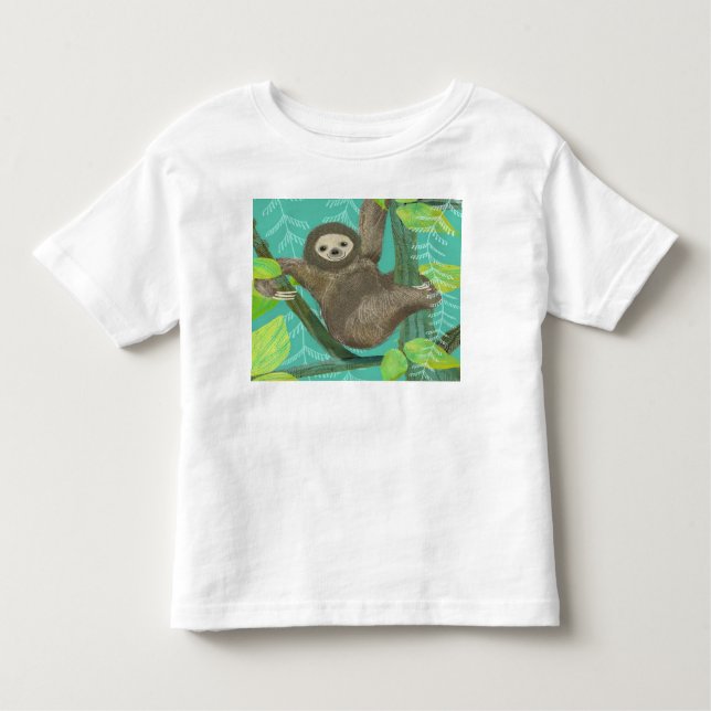 Kid's Sloth Tee Shirt (Vorderseite)