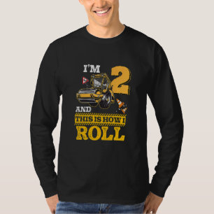 Kids So Roll ich Asphalt Roller 2 Jahre alt T-Shirt