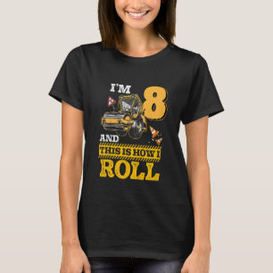 Kids so Roll ich Asphalt Roller 8 Jahre alt T-Shirt